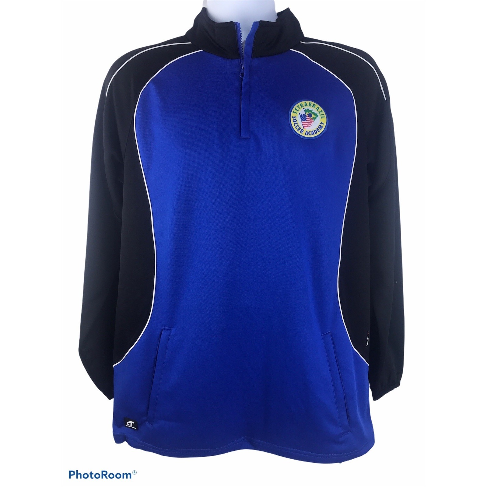 Challenger Team Wear Unisex Adult Small Tetra Brazil Soccer Academy Pullover